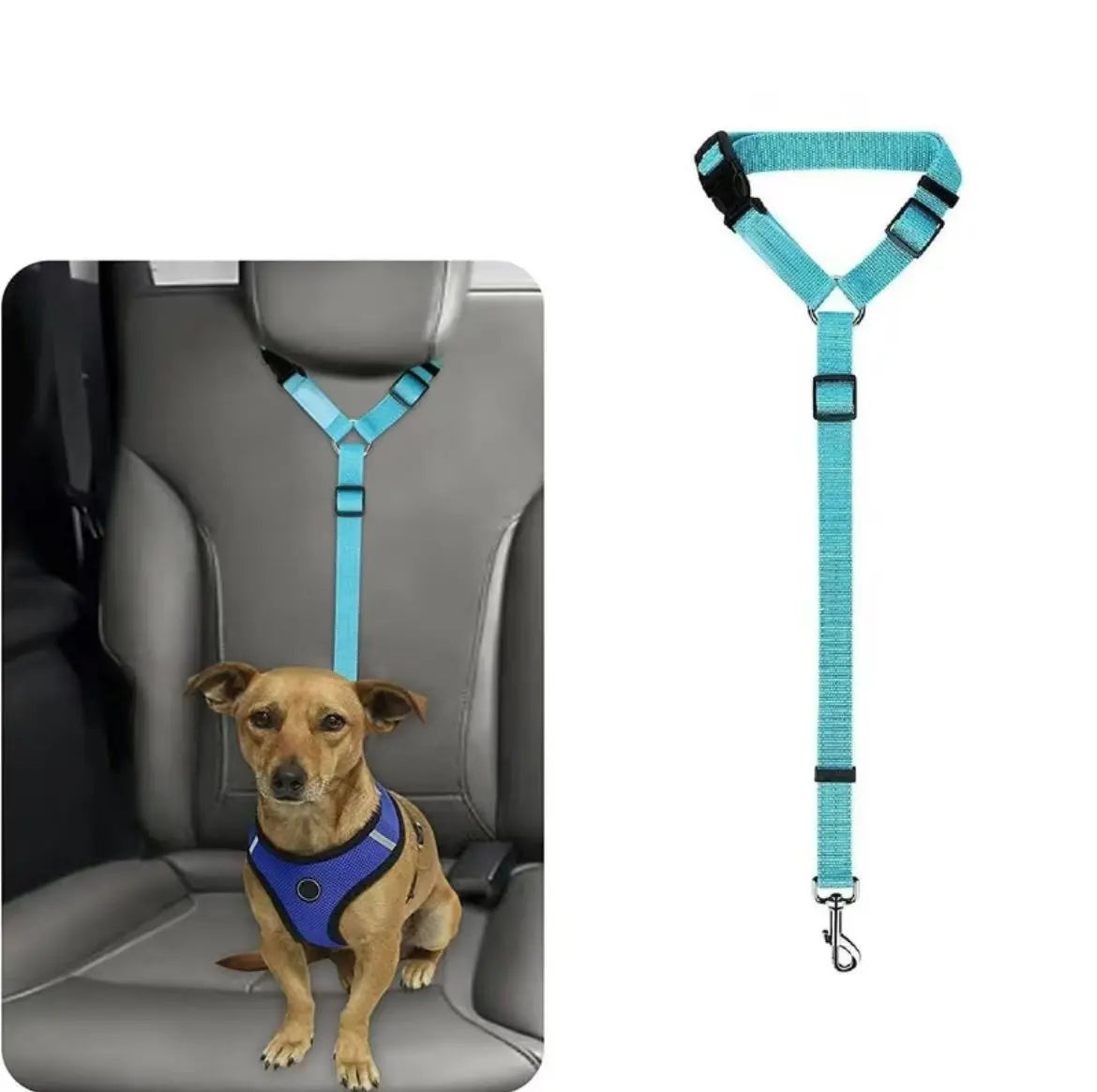 The Best Dog Safety Belt Solid Two-in-one Adjustable StepbyStep