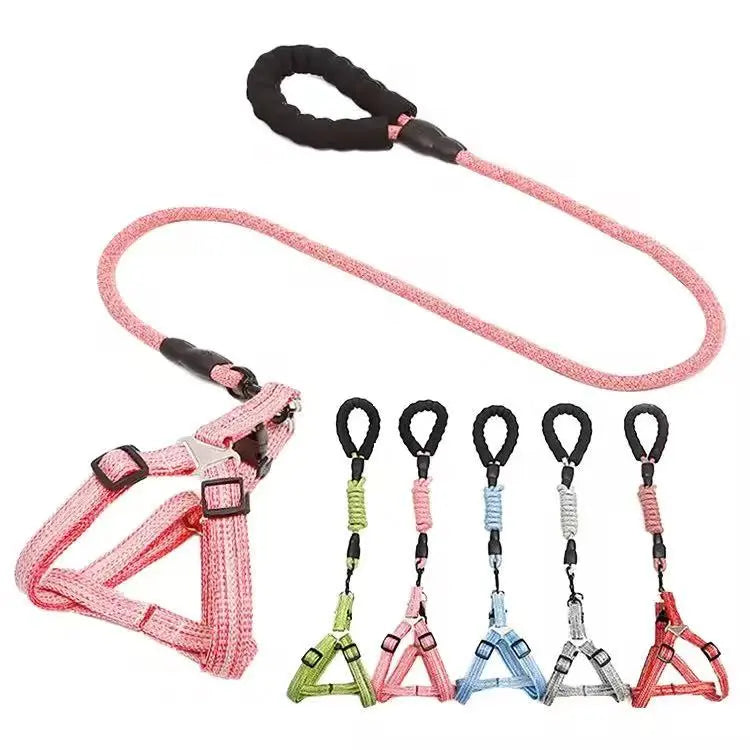 Adjustable Dog Harness and Leash Set StepbyStep