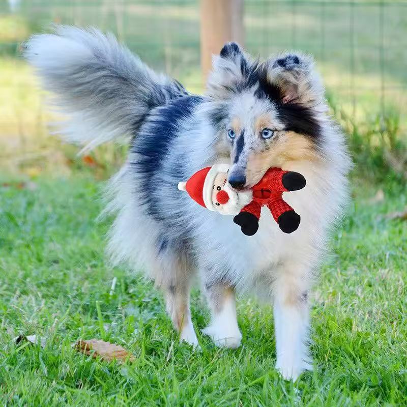 2025 Christmas Interactive Plush Dog Chew Toy StepbyStep