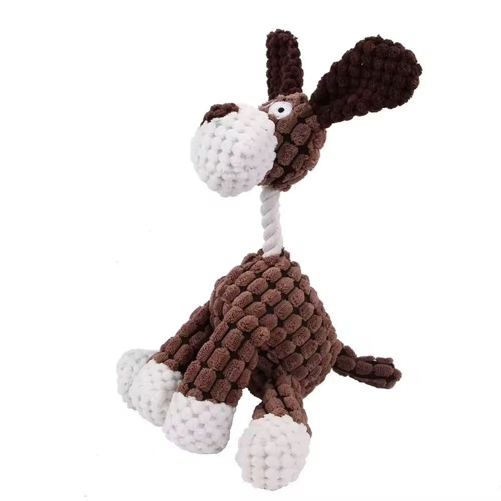 Durable Squeaky Dog Toys with Plush Stuffed StepbyStep