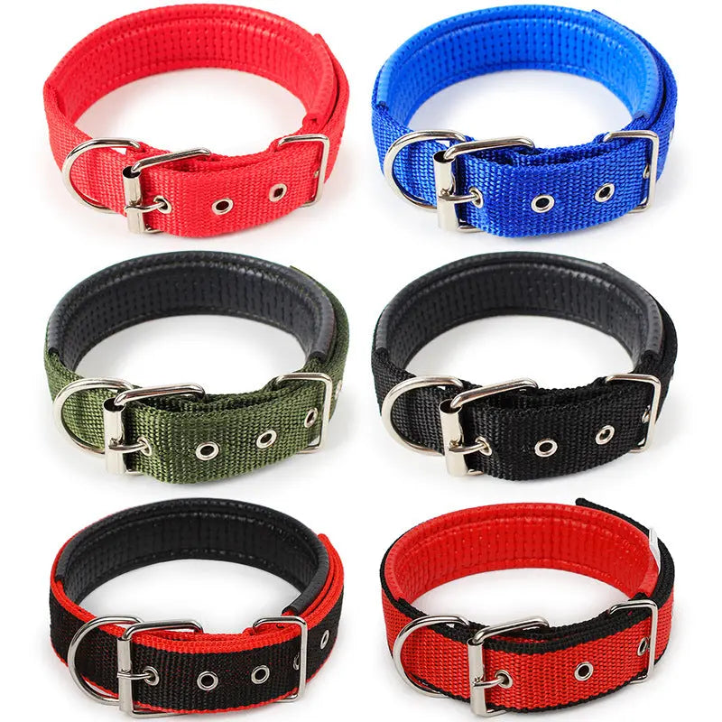 Adjustable Nylon Pet Dog Collar for Dogs StepbyStep