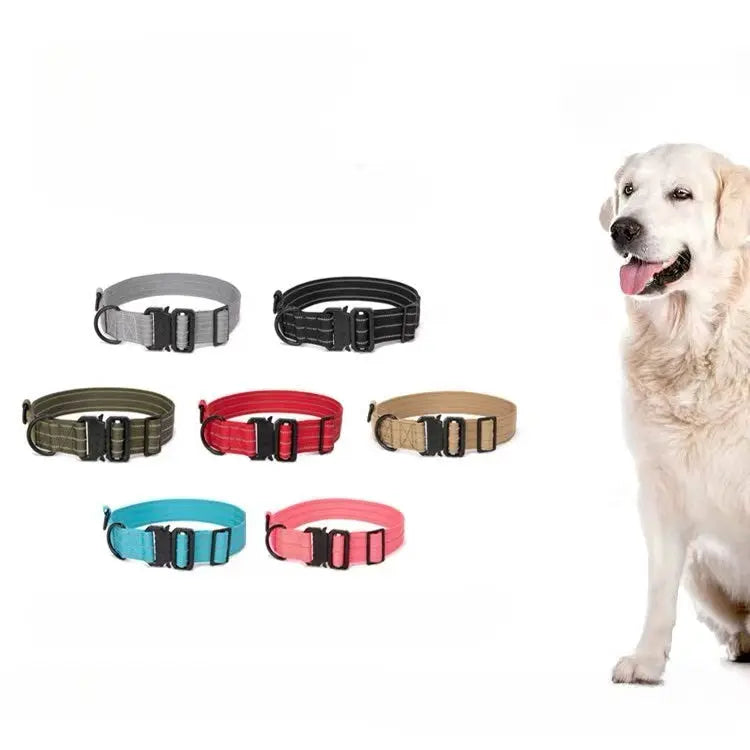 Nylon Reflective Dog Collar for Dogs StepbyStep
