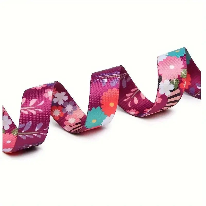 New Adjustable Release Buckle Printed Ribbon Pet Collar StepbyStep