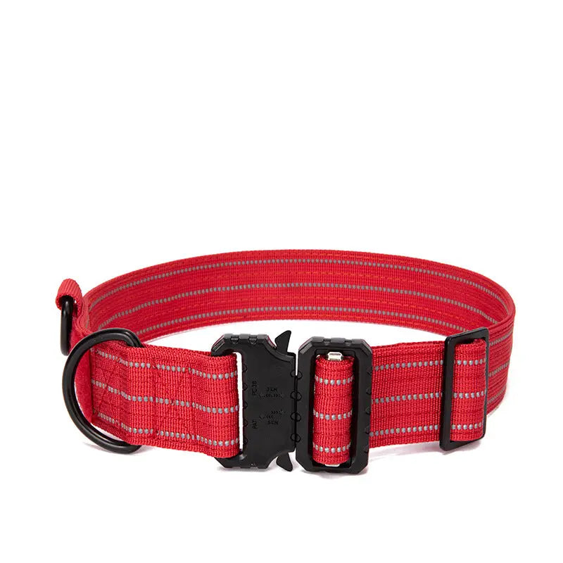 Nylon Reflective Dog Collar for Dogs StepbyStep