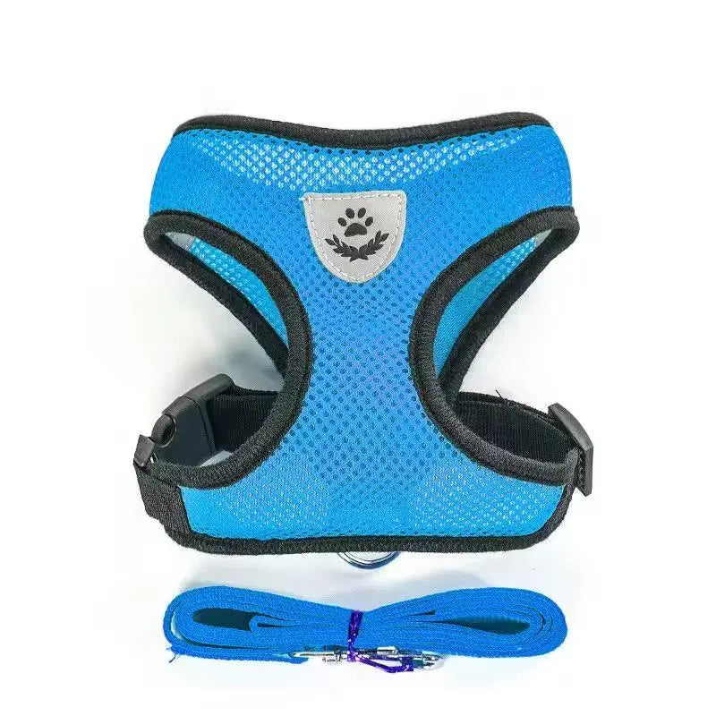 Soft Comfortable Dog Harness and Leash Set StepbyStep