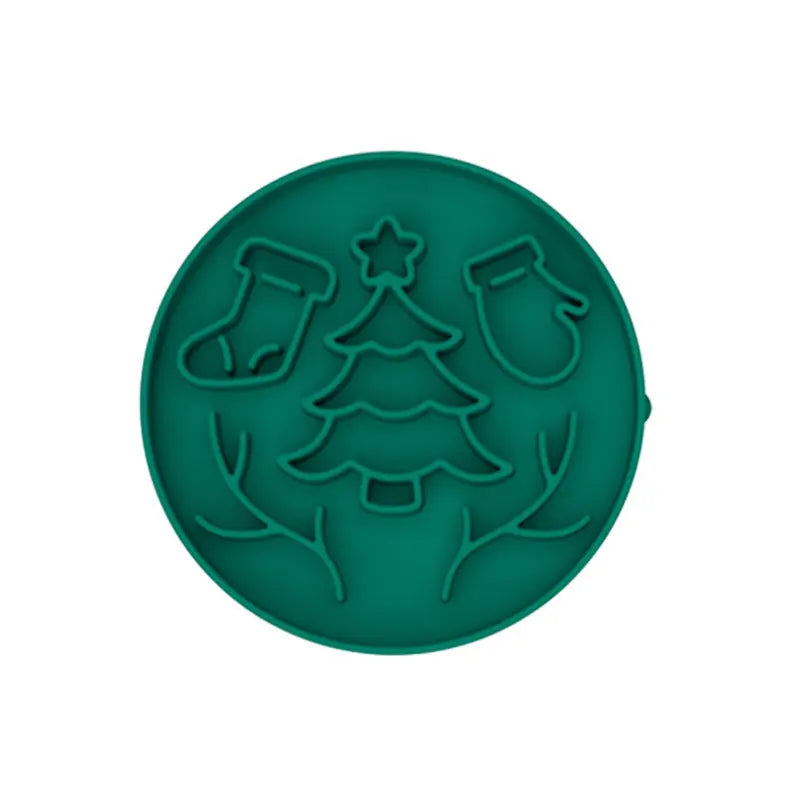 Christmas Style Dog Slow Feeder Bowl stepbystep