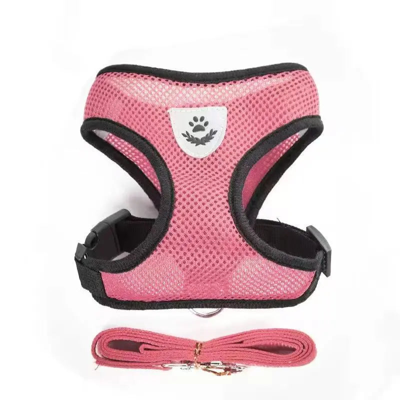 Soft Comfortable Dog Harness and Leash Set StepbyStep