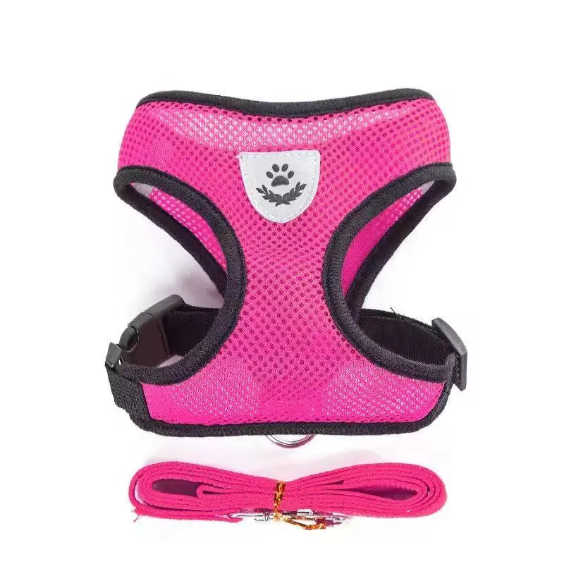 Soft Comfortable Dog Harness and Leash Set StepbyStep