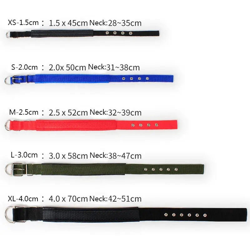 Adjustable Nylon Pet Dog Collar for Dogs StepbyStep