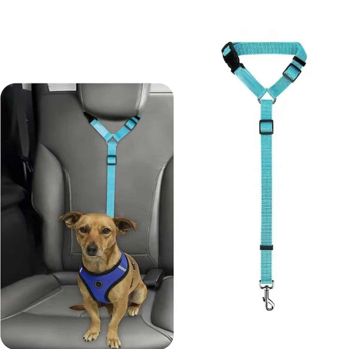 The Best Dog Safety Belt Solid Two-in-one Adjustable StepbyStep