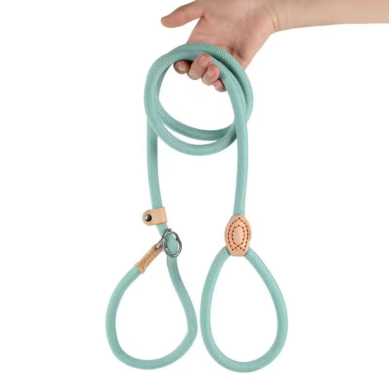 Adjustable Collar Harness Dog Leash Nylon Pet Lead Leash Dog Harness Durable Rope Belt Lightweight Dog Accessories StepbyStep