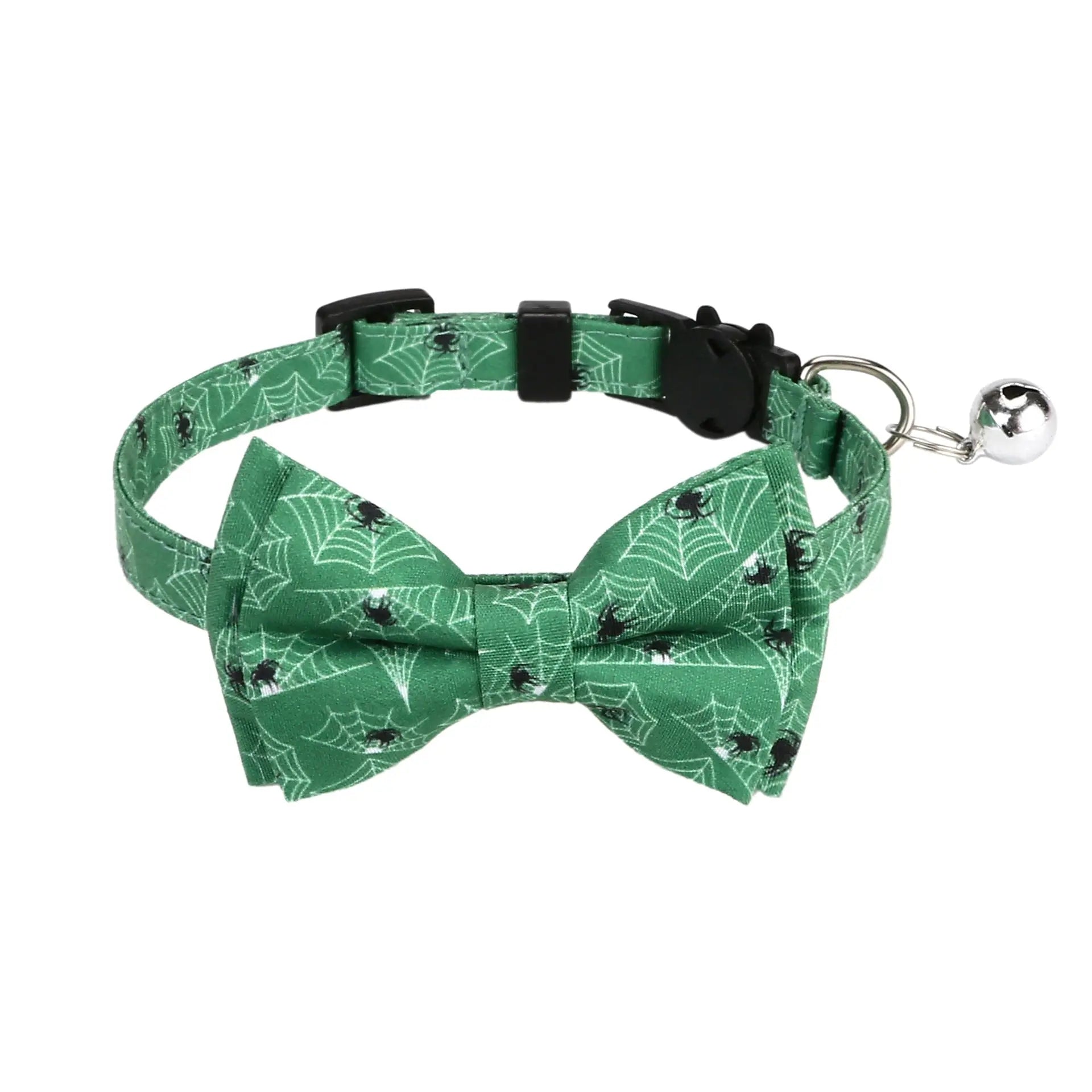 Halloween Cat Collars with Bow Bell StepbyStep