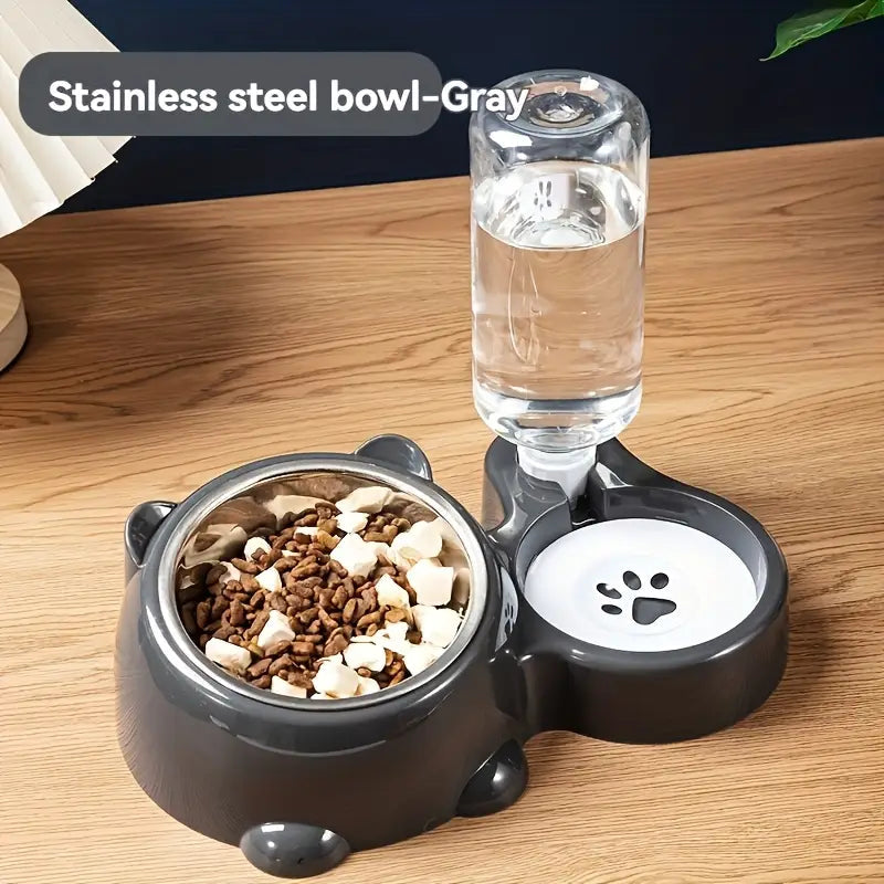Pet Drinking and Eating Bowls Thickened Large Slanted Drinking Bowl Bowl Cat Neck Protectors Cat Accessories Water Dispenser StepbyStep