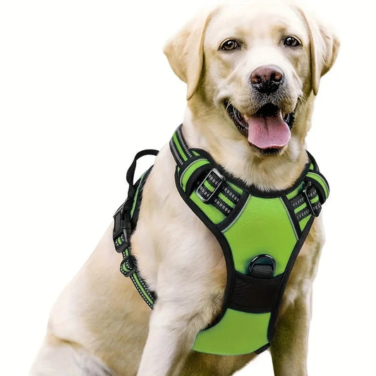 Nylon Dog Harness No Pull Dog Harnesses Vest Soft Padded Pet StepbyStep