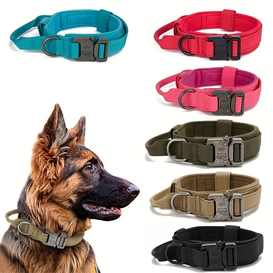 Durable Military Tactical Dog Collar StepbyStep