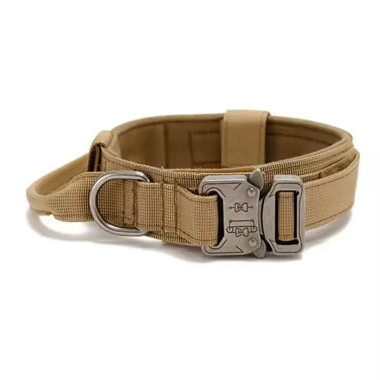 Durable Military Tactical Dog Collar StepbyStep