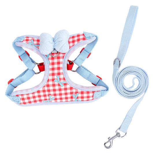 Dogs Adjustable Harness Leash Set StepbyStep