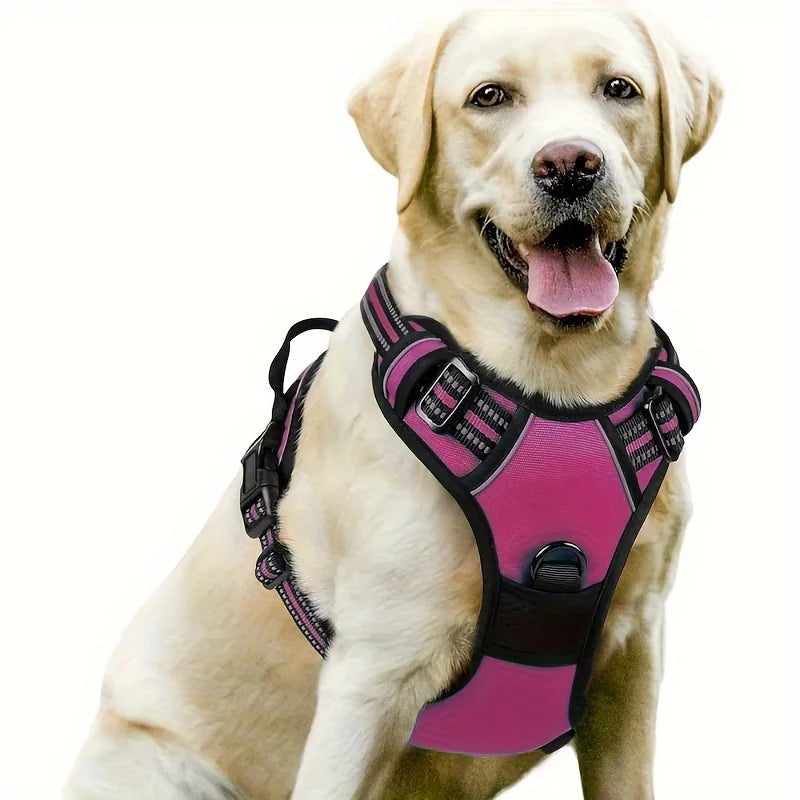 Nylon Dog Harness No Pull Dog Harnesses Vest Soft Padded Pet StepbyStep
