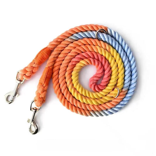 Rainbow Dog Leash StepbyStep