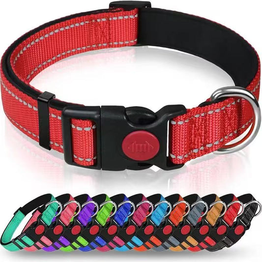 Reflective and Adjustable Nylon Collar for Dogs and Cats StepbyStep