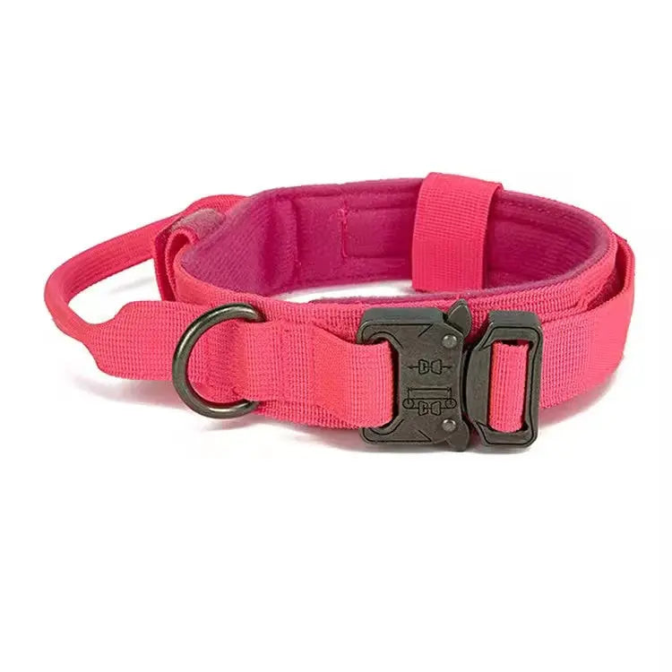 Durable Military Tactical Dog Collar StepbyStep