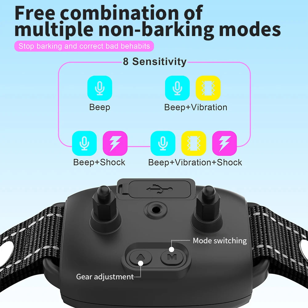 Ultrasonic Dog Collar,Waterproof Dog Training Collar StepbyStep