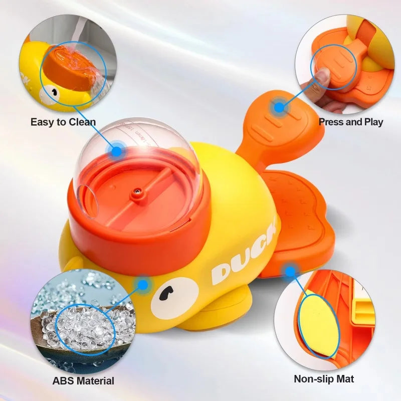 Dog Puzzle Feeder Interactive Pet Food Treat Dispenser Cartoon Duck Design Anti-slip Pet Automatic Feeder Toys for Dog Training StepbyStep