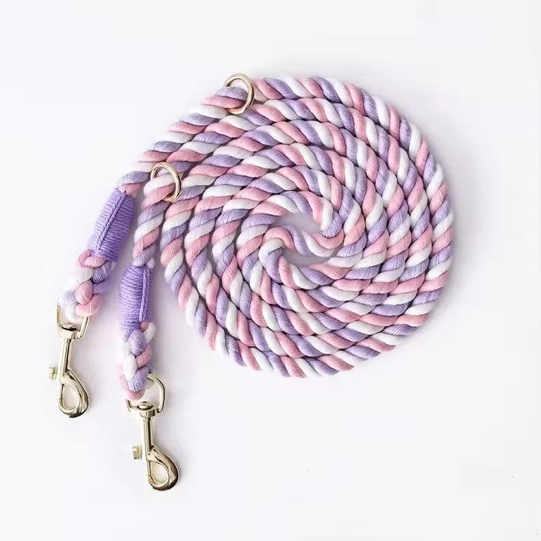 Rainbow Dog Leash StepbyStep