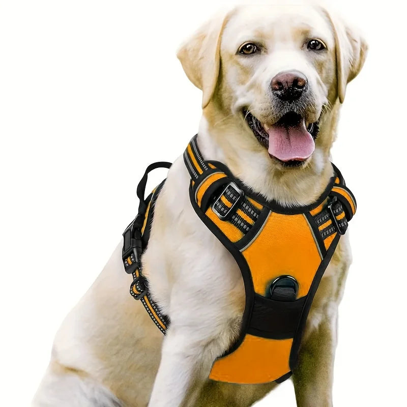 Nylon Dog Harness No Pull Dog Harnesses Vest Soft Padded Pet StepbyStep