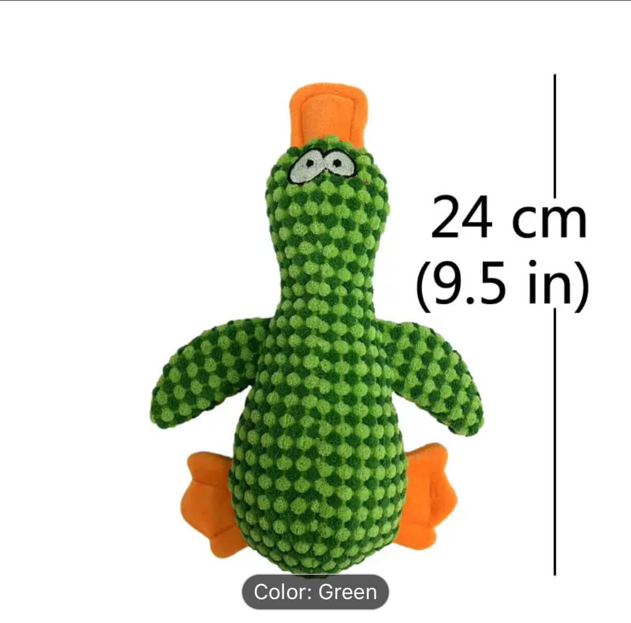 Sound Wild Goose Chew Teeth Cleaning Duck Squeak Toy for Puppy - StepbyStep