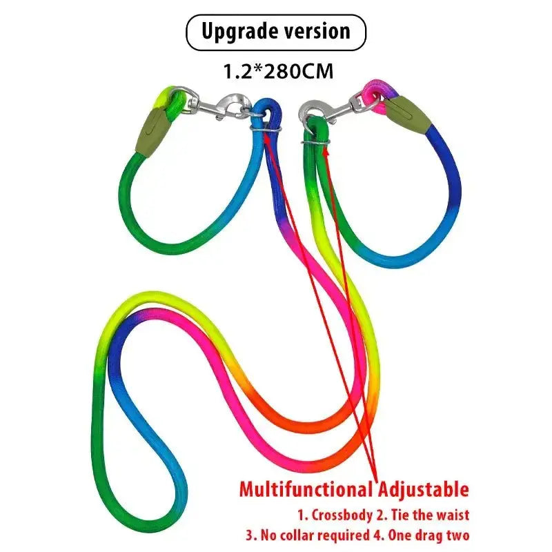 HOT SALE Traction Rope Leads  with Reflective for Running Free Hands Rope - StepbyStep